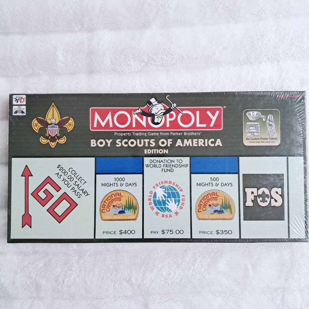 Boys Scouts of America 95th Monopoly Game by USAopoly Brand New Sealed